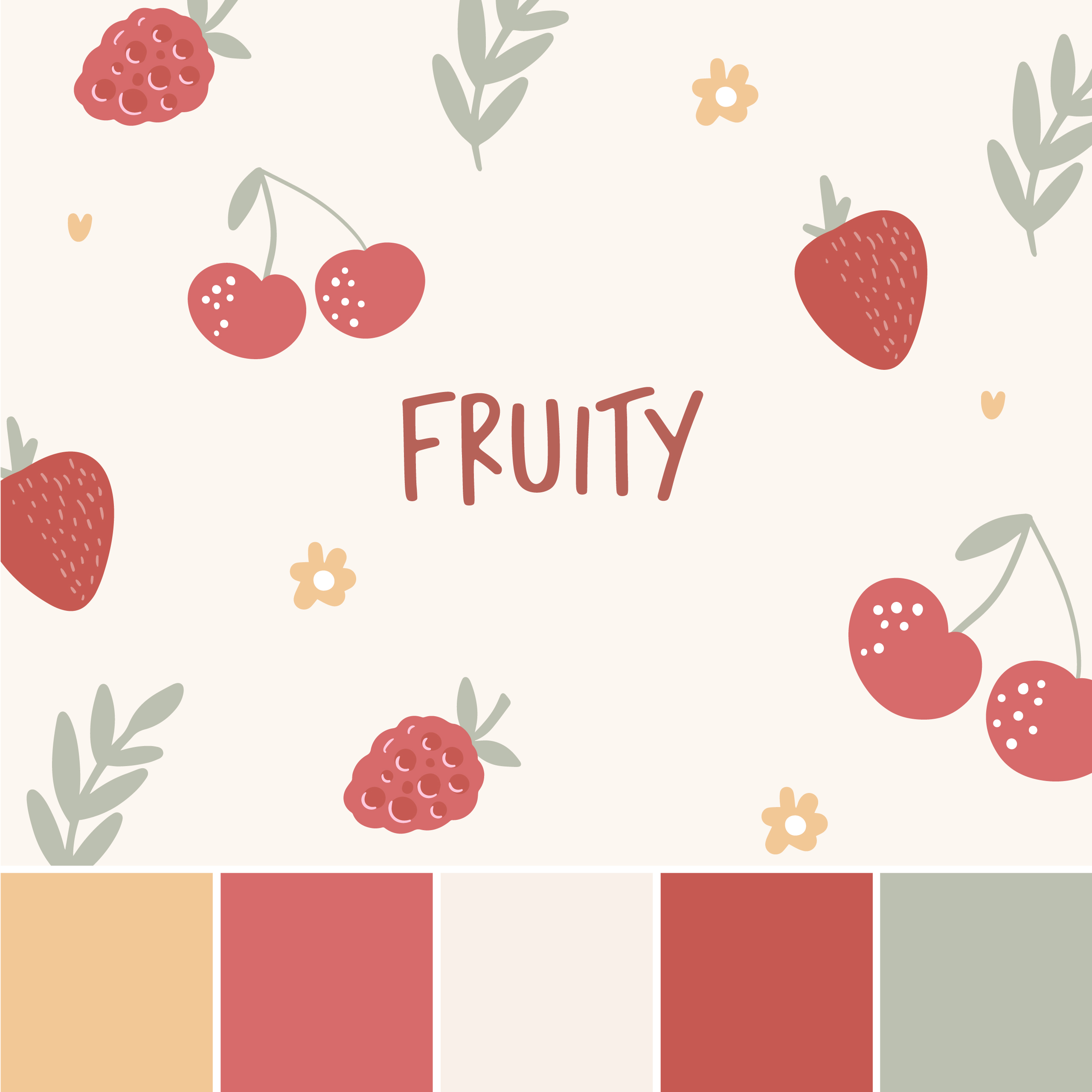 Party kit "Fruity"