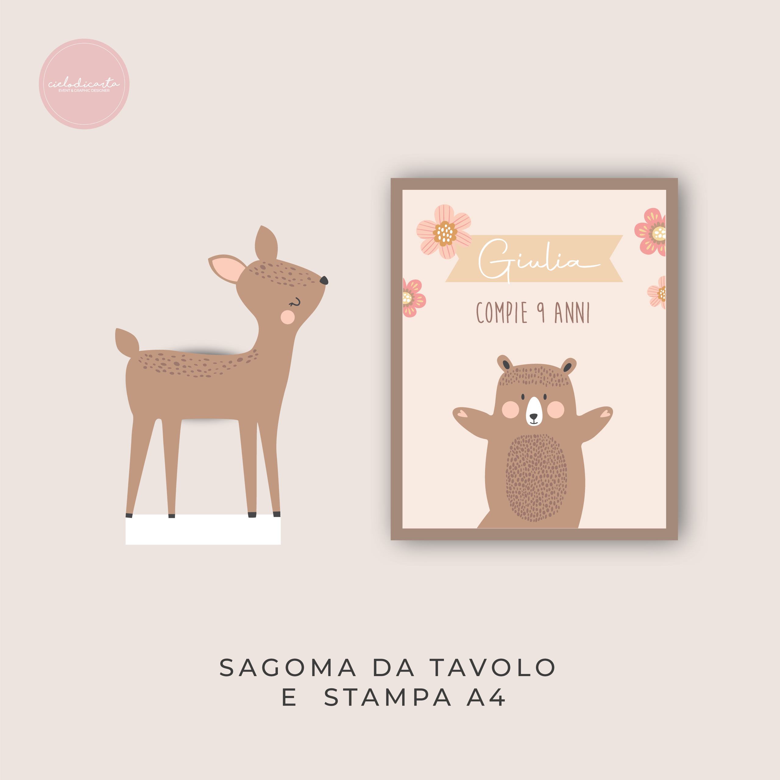 Party kit "Woodland" - immagine 4