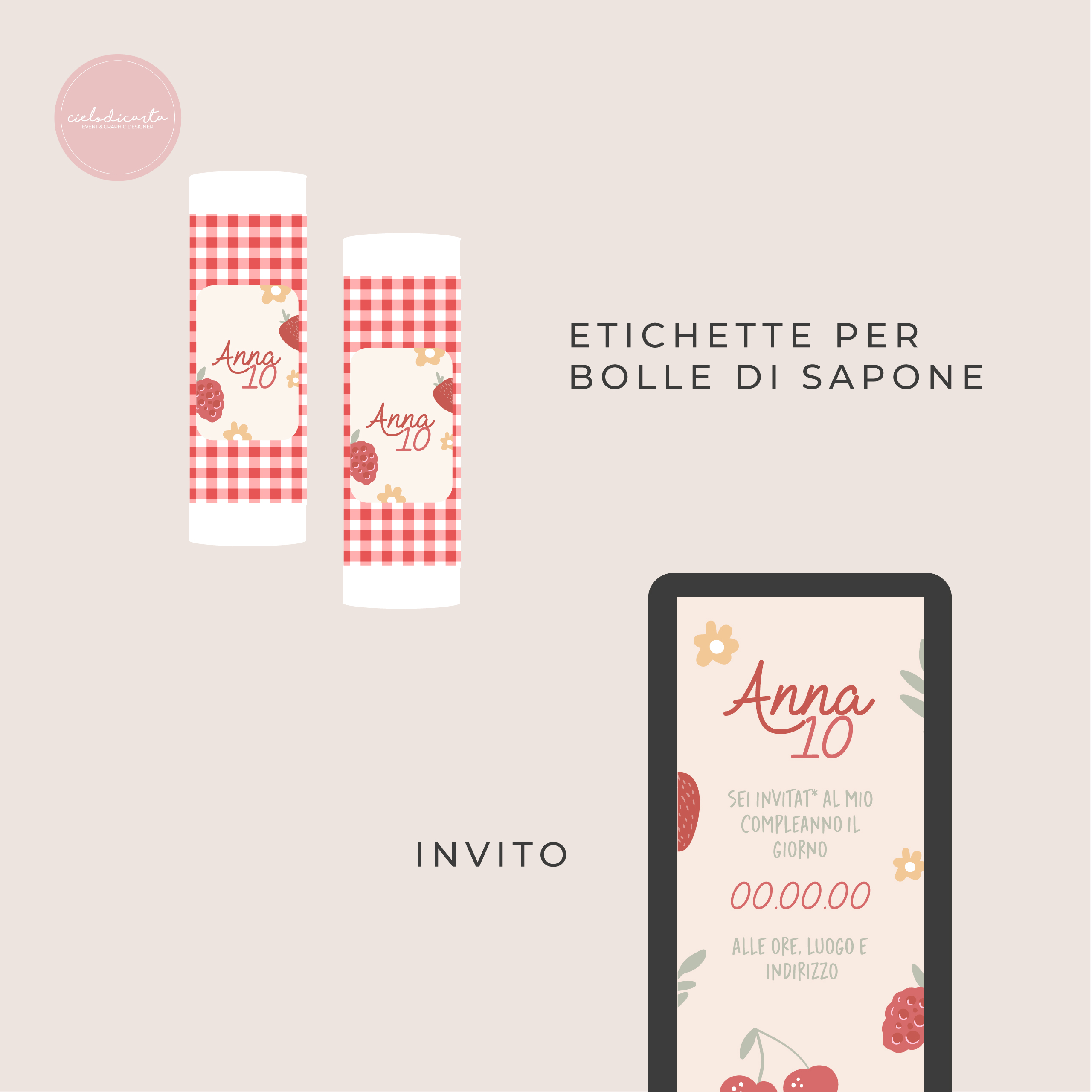 Party kit "Fruity" - immagine 5