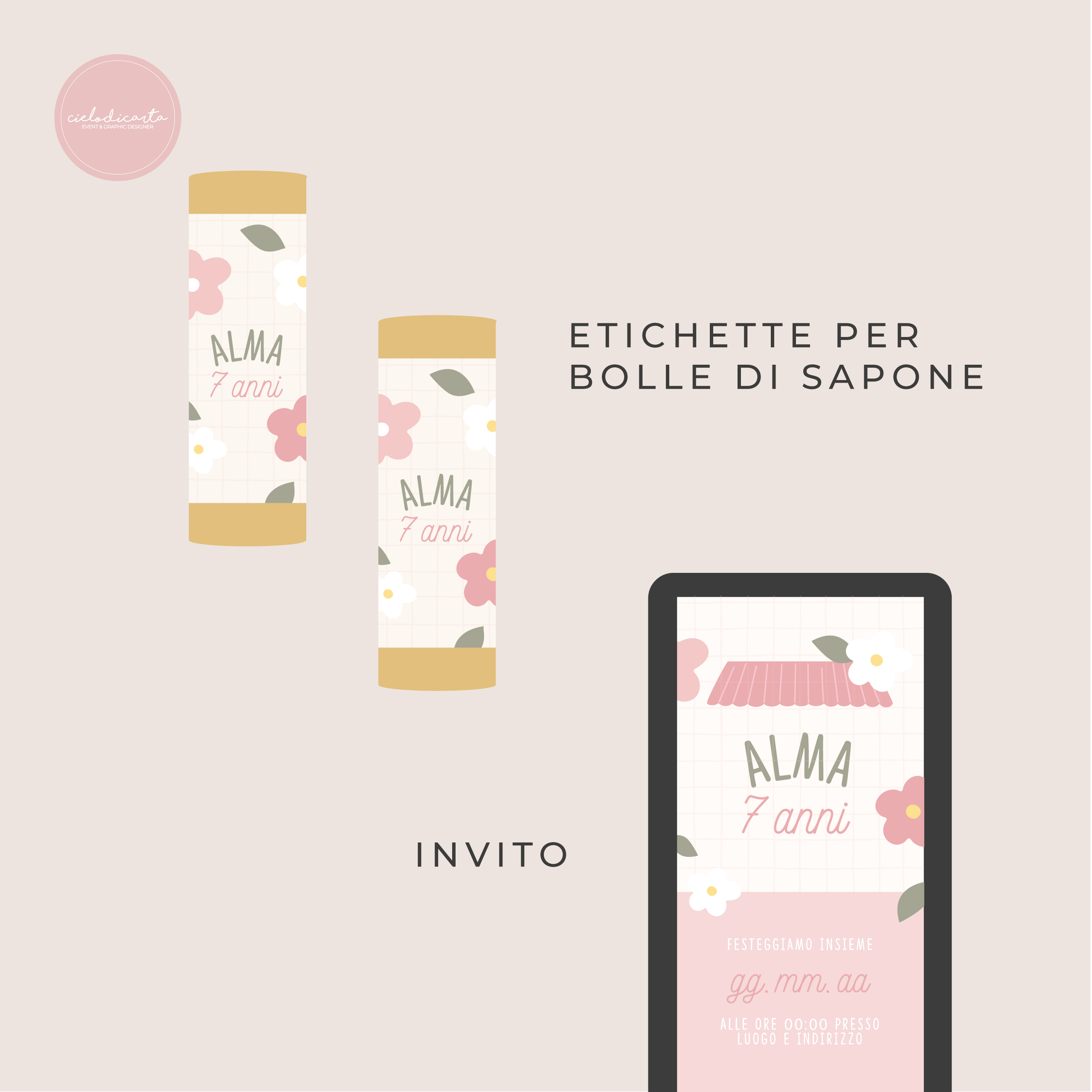 Party kit "Flowers shop" - immagine 3