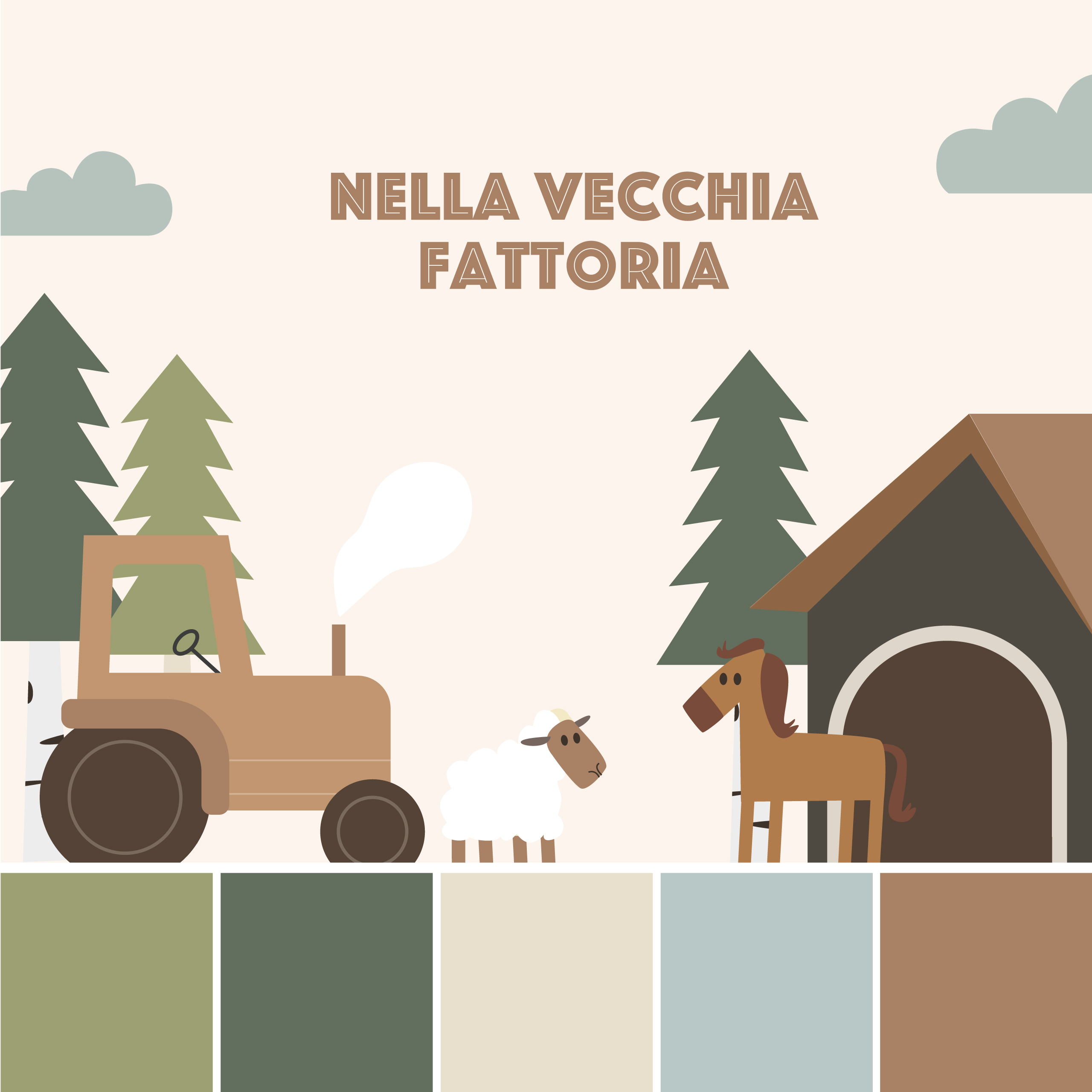 Party kit "Nella vecchia fattoria"