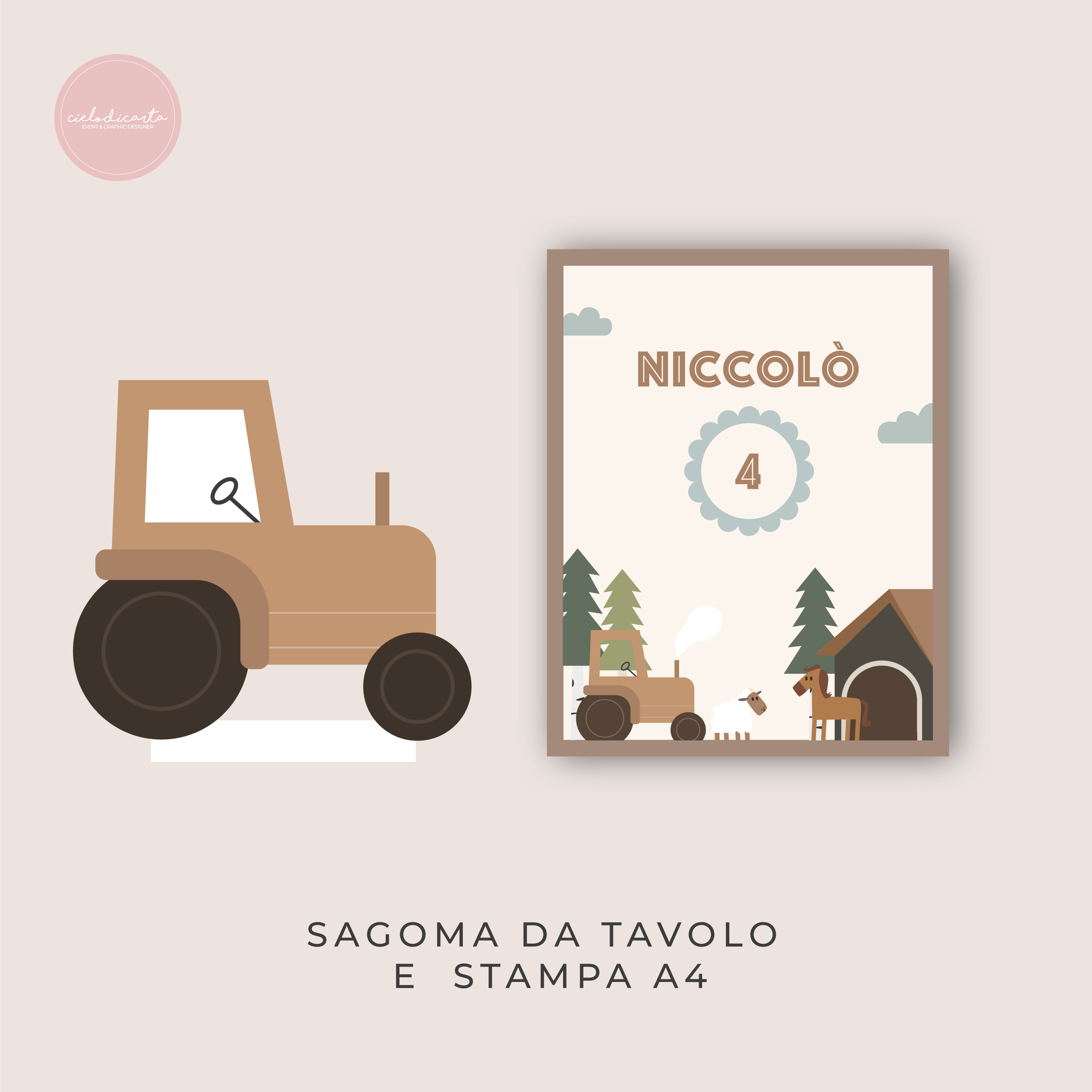 Party kit "Nella vecchia fattoria" - immagine 5
