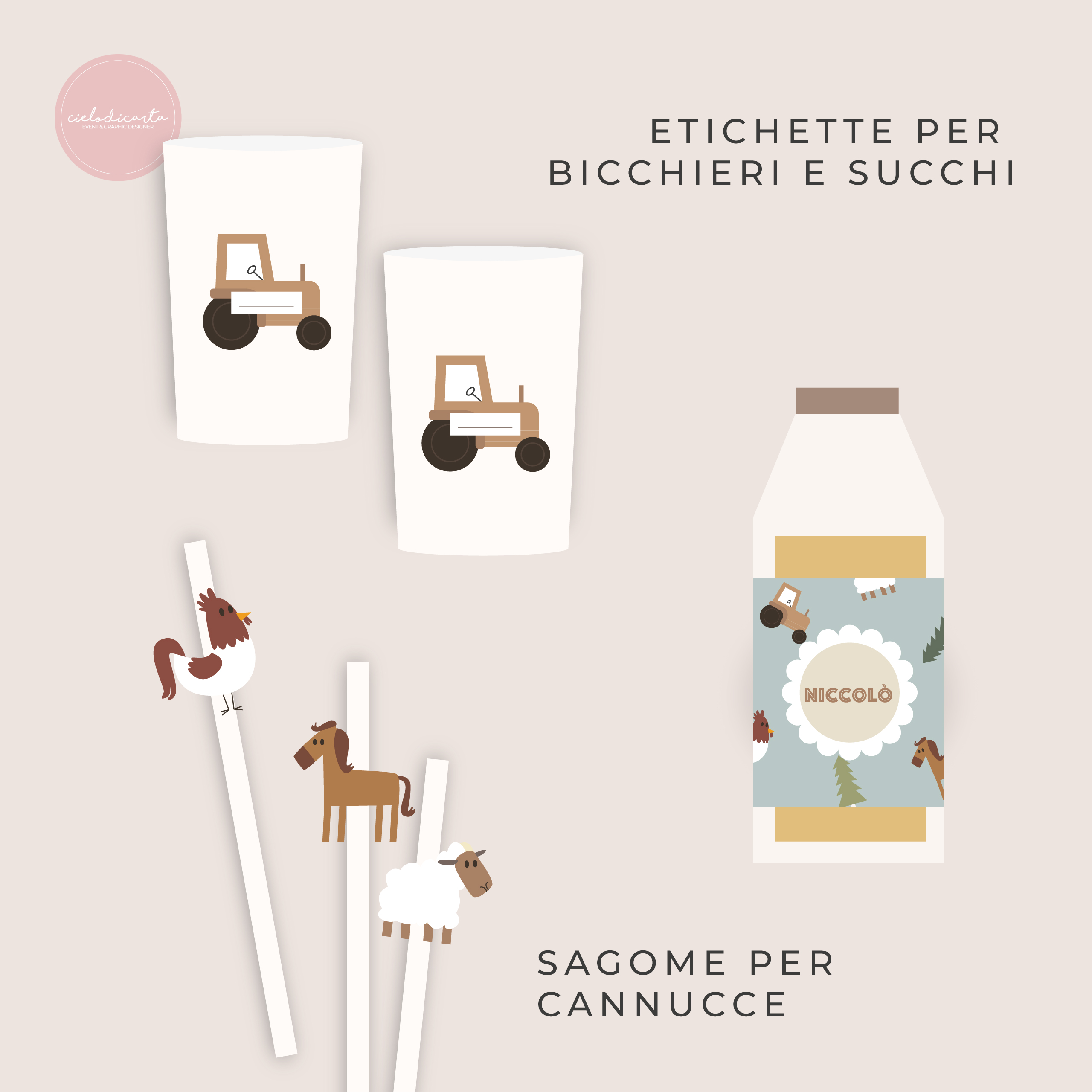 Party kit "Nella vecchia fattoria" - immagine 4
