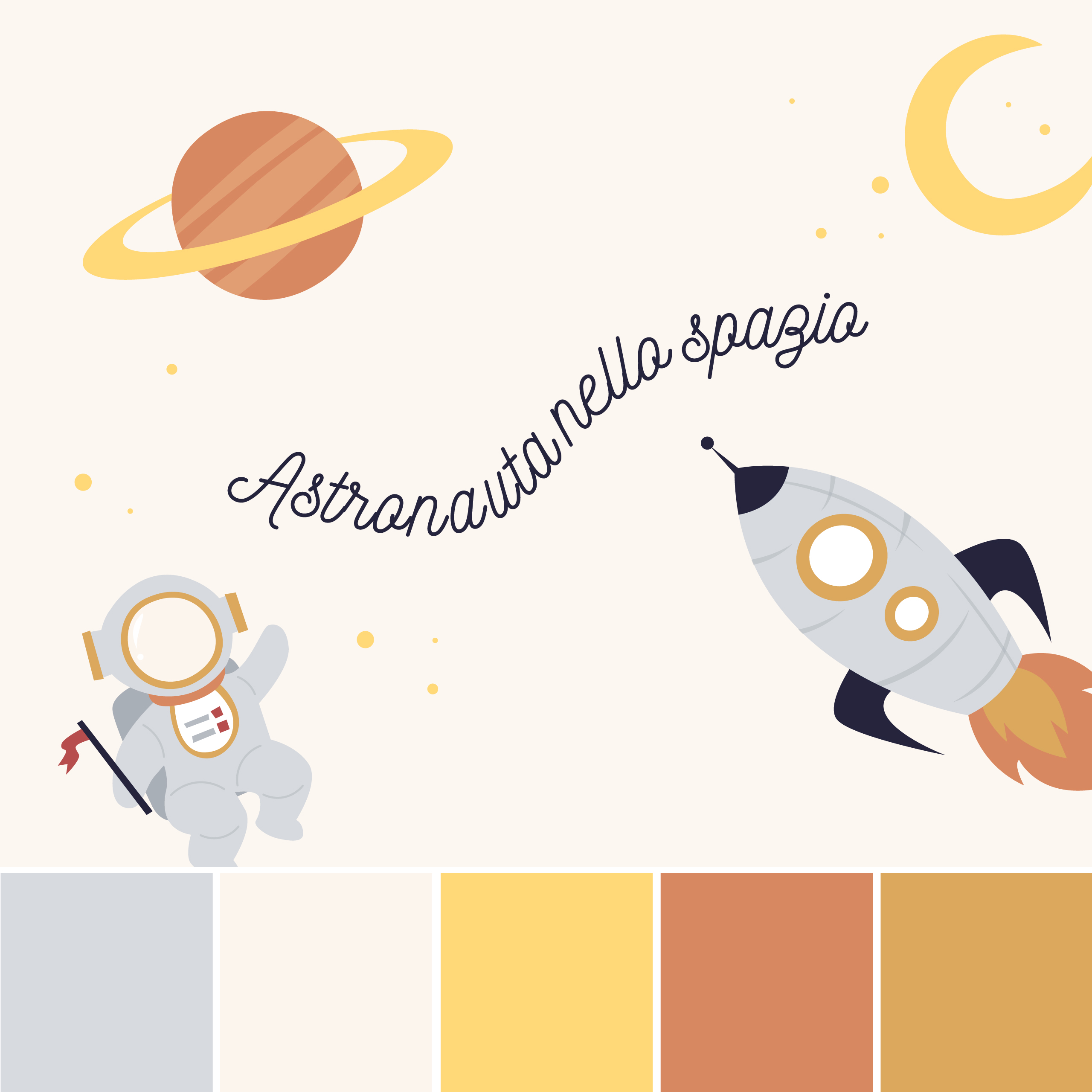 Party kit "Astronauti nello spazio"